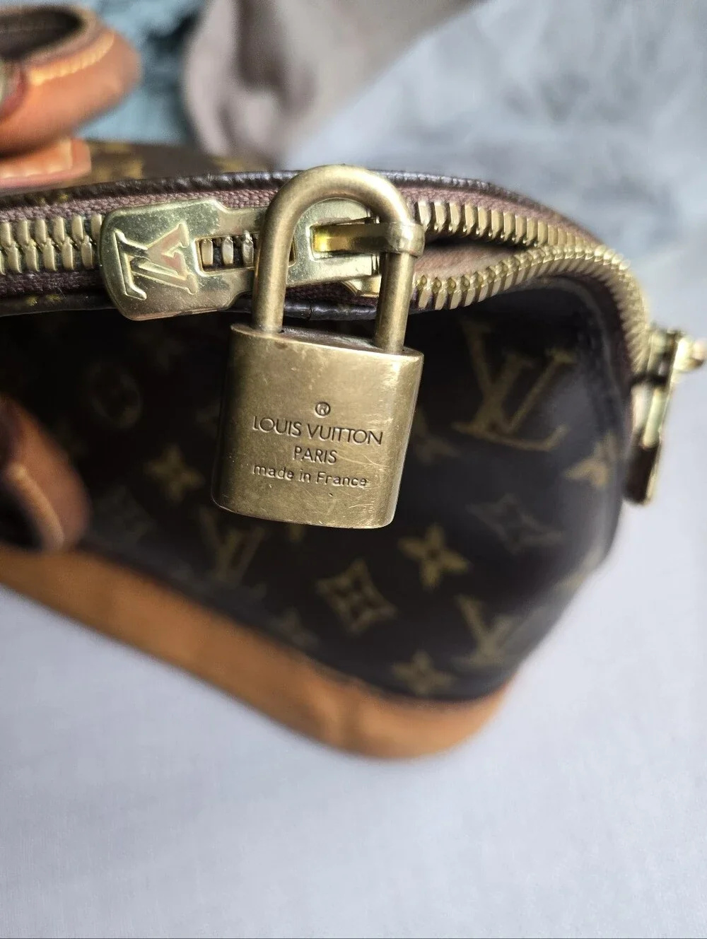 Louis Vuitton Brown Monogram Alma Handbag